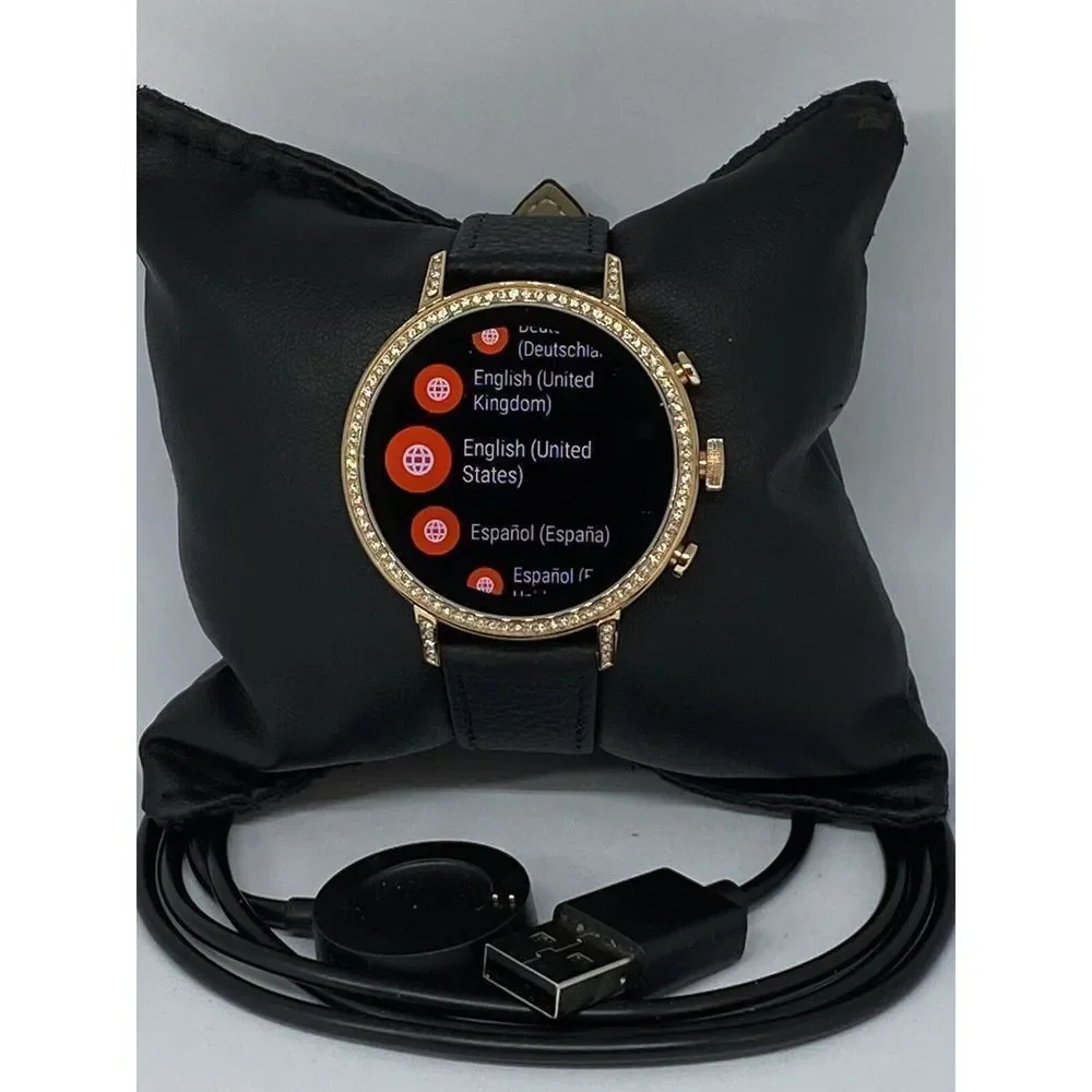 Fossil Gen 4 Authentic Digital Dial Smart Watch Custom Band FTW6011 CR138